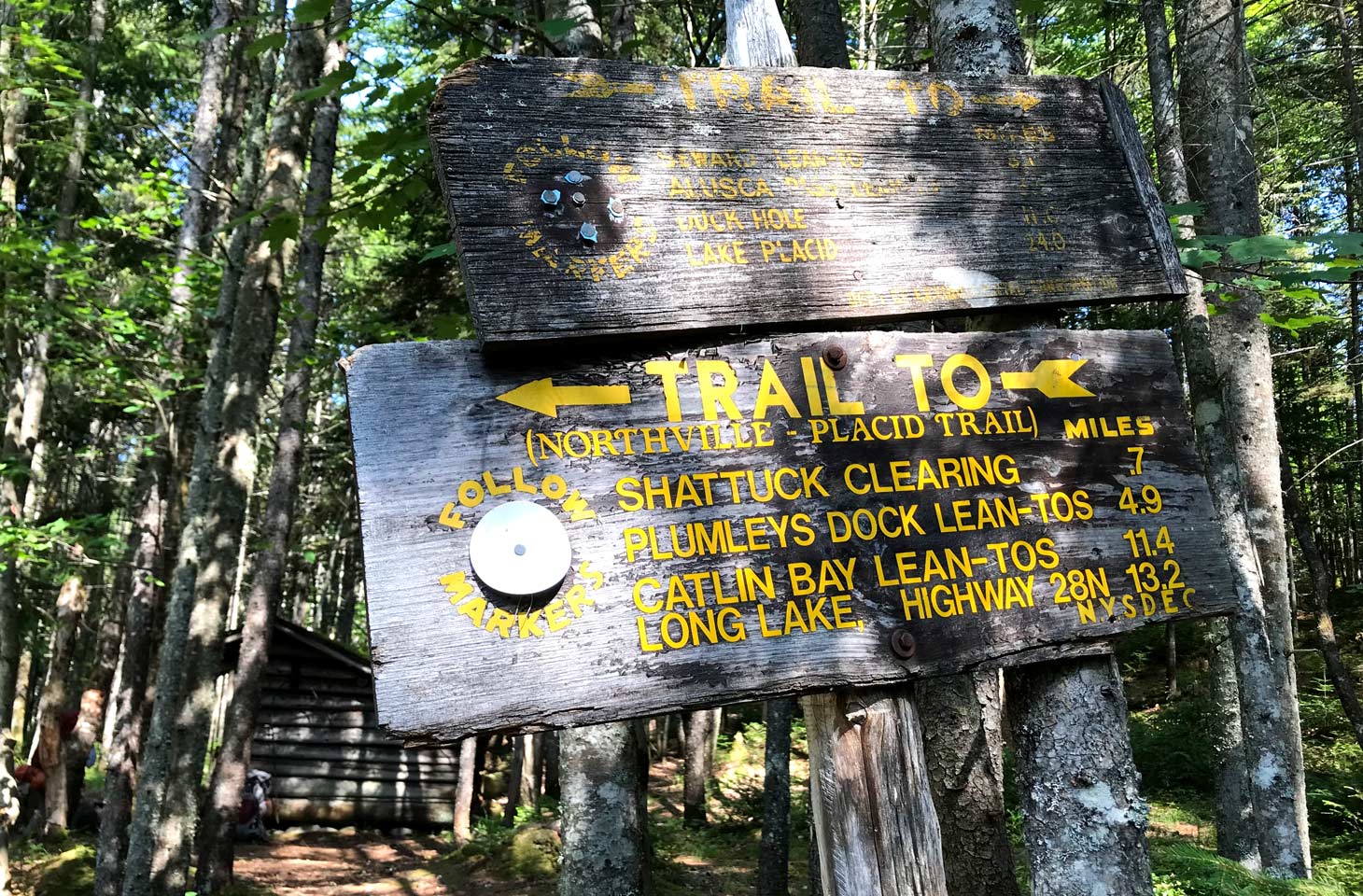 Northville–Placid Trail Sign